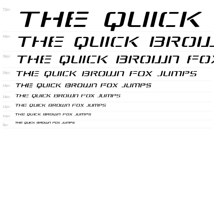 Republikaps Exp - Light Italic Waterfall