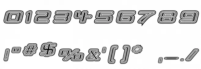 Republikaps Exp - Maze Italic Font OTHER CHARS