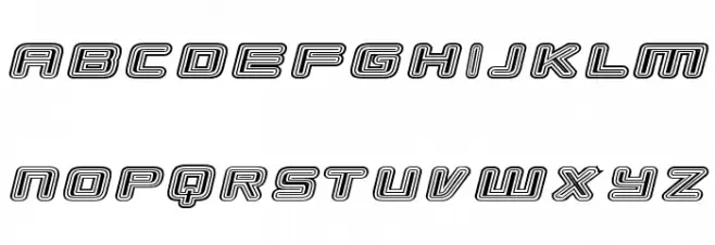 Republikaps Exp - Maze Italic Шрифта ВЕРХНИЙ