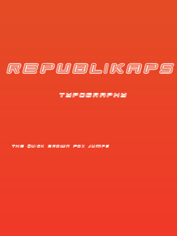 Republikaps Exp - Maze Italic Poster