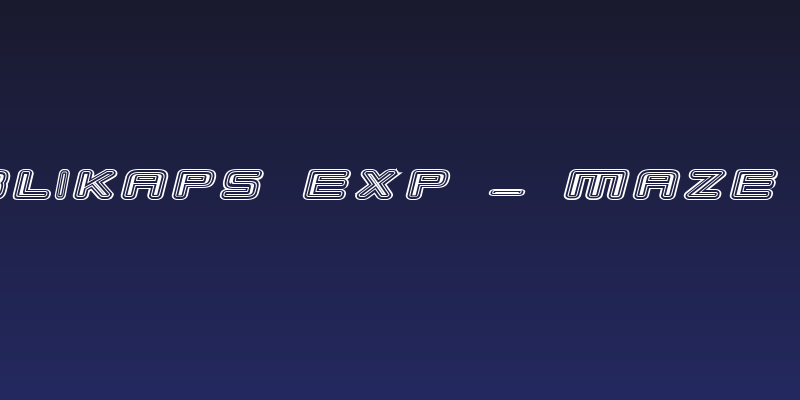 Republikaps Exp - Maze Italic Social Header