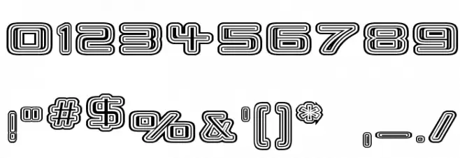 Republikaps Exp - Maze Font OTHER CHARS