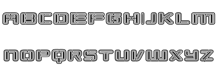 Republikaps Exp - Maze Font LOWERCASE