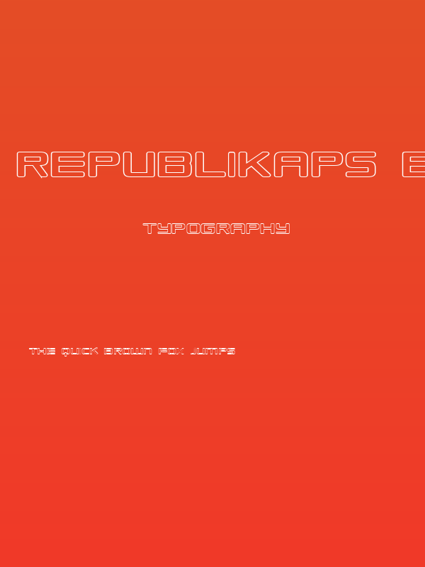 Republikaps Exp - Outline Poster
