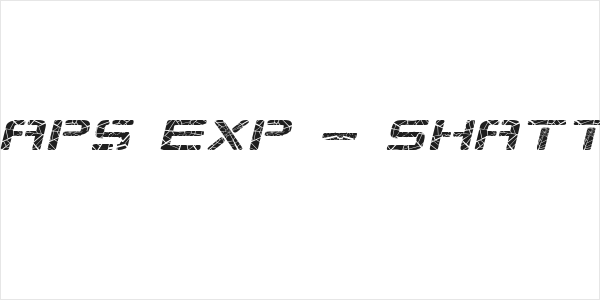 Republikaps Exp - Shatter Italic Logo