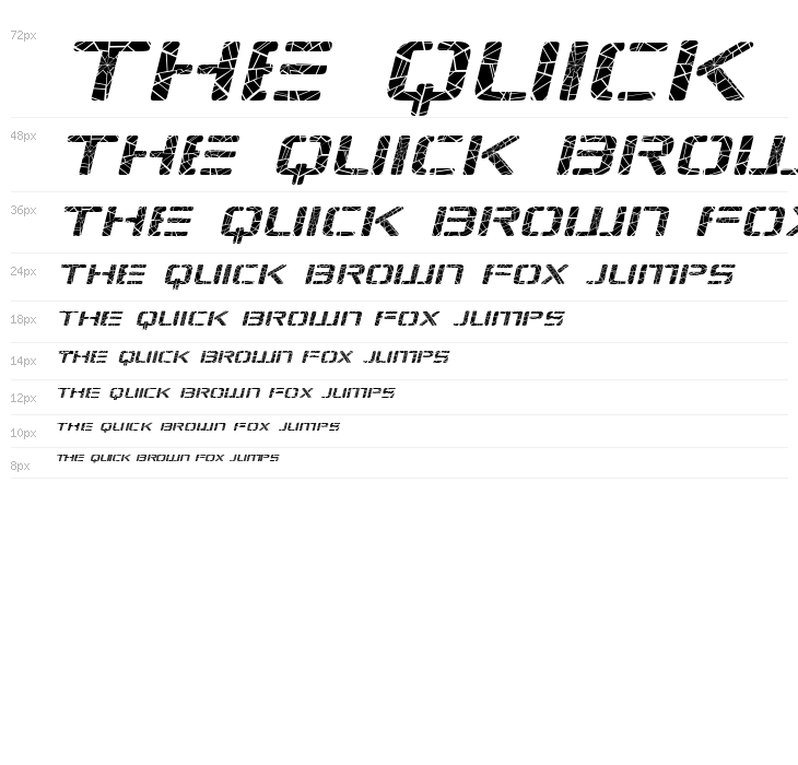 Republikaps Exp - Shatter Italic Waterfall