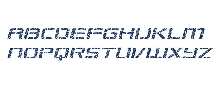 Republikaps Exp - Shatter Italic Lowercase