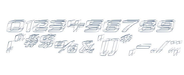 Republikaps Exp - Sketch Italic Other Characters