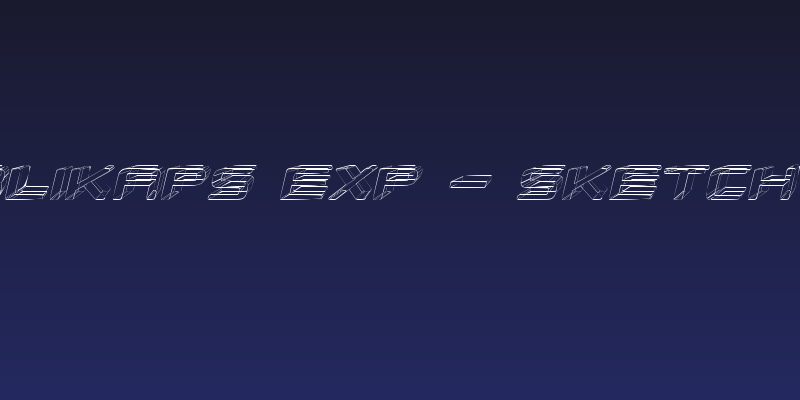 Republikaps Exp - Sketch Italic Social Header