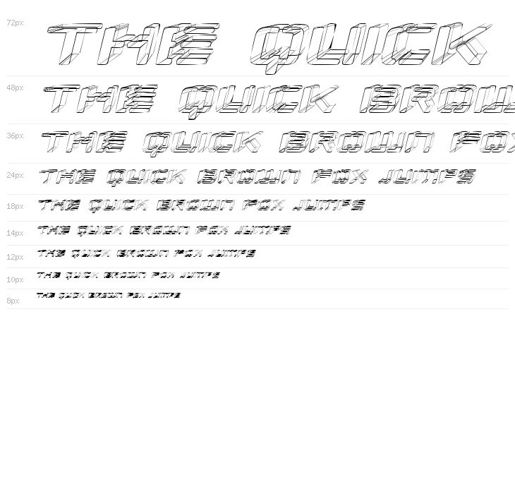 Republikaps Exp - Sketch Italic Waterfall