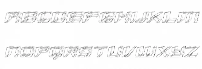 Republikaps Exp - Sketch Italic फ़ॉन्ट लोअरकेस