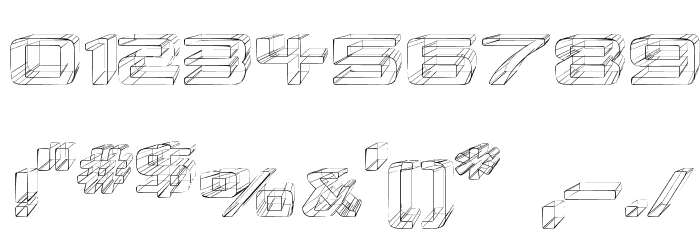 Republikaps Exp - Sketch Font OTHER CHARS
