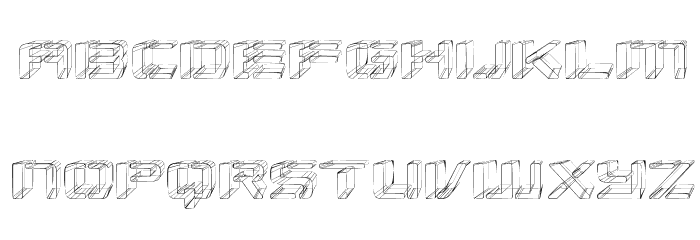 Republikaps Exp - Sketch Font LOWERCASE