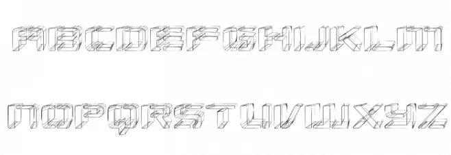 Republikaps Exp - Sketch Caratteri MINUSCOLO