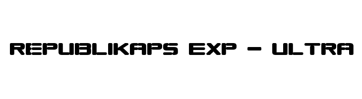 Republikaps Exp - Ultra Font