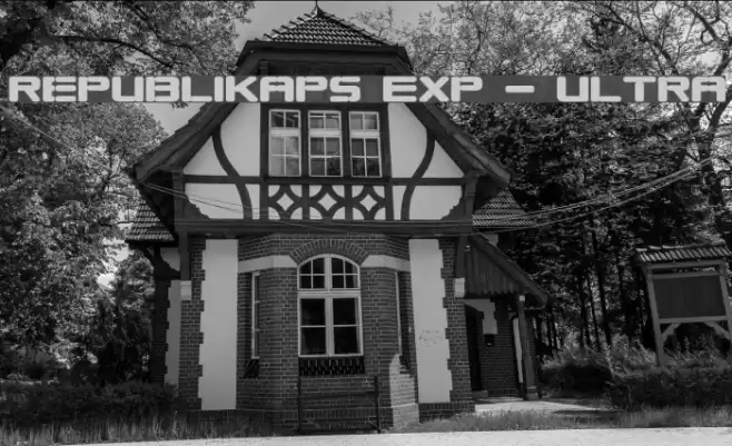 Republikaps Exp - Ultra Font examples