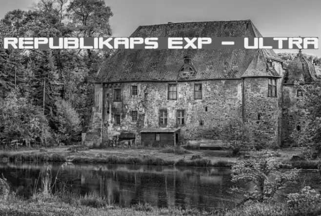 Republikaps Exp - Ultra Font examples