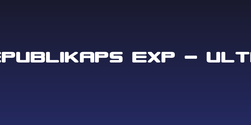 Republikaps Exp - Ultra Social Header