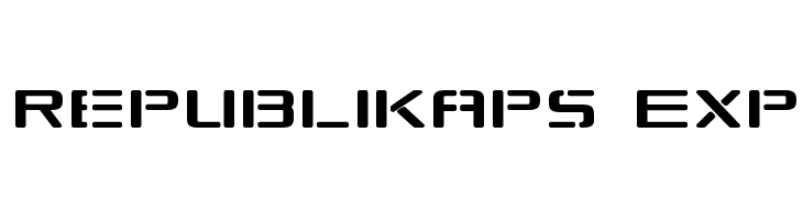 Republikaps Exp Font