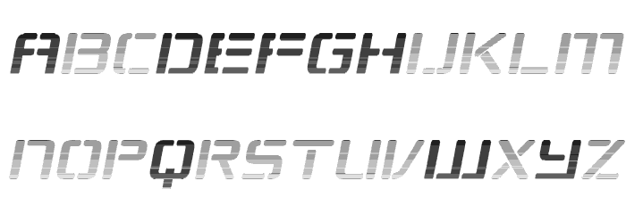 Republikaps - Haze Italic Font LOWERCASE