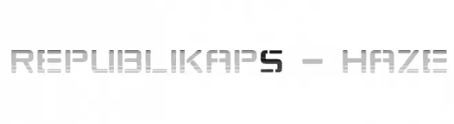 Republikaps - Haze  font caratteri gratis
