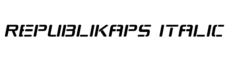 Republikaps Italic  لخطوط تنزيل