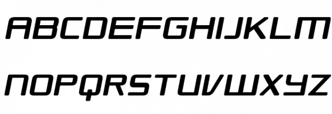 Republikaps Italic Caratteri MAIUSCOLE