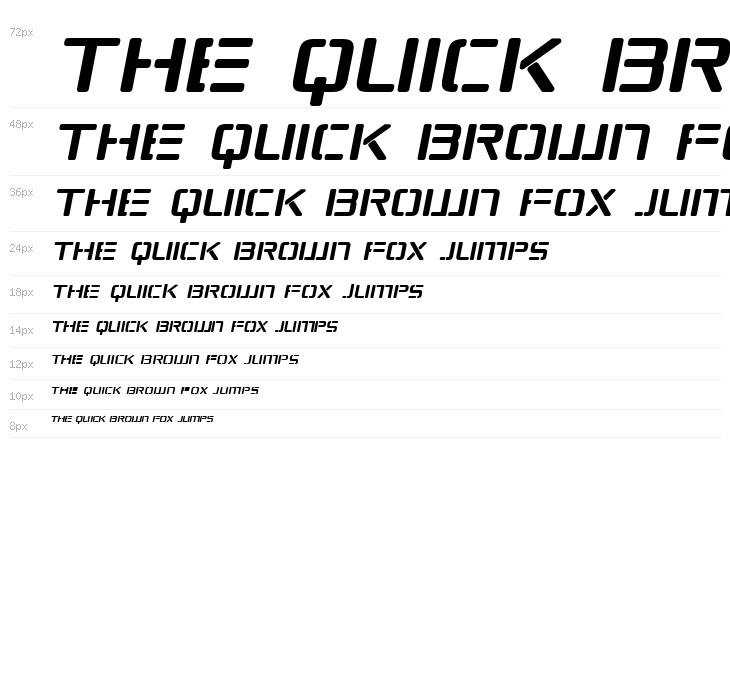 Republikaps Italic Waterfall