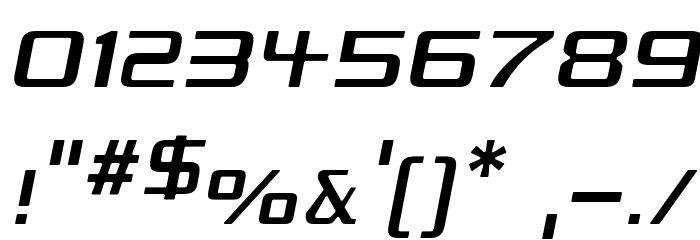 Republikaps - Light Italic Font OTHER CHARS