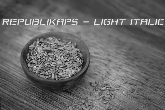 Republikaps - Light Italic examples