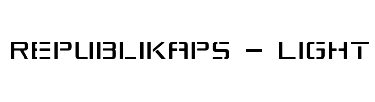 Republikaps - Light  baixar fontes gratis