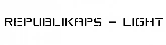 Republikaps - Light  baixar fontes gratis