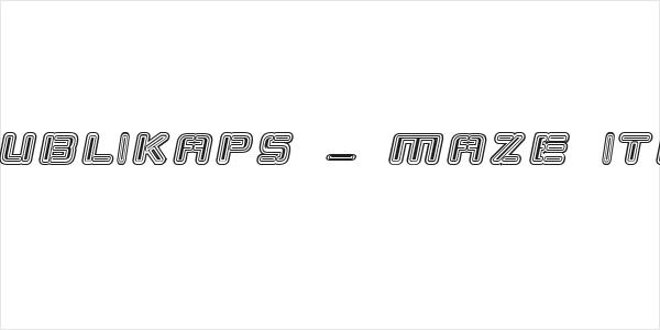 Republikaps - Maze Italic Logo