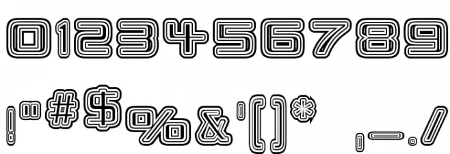 Republikaps - Maze Font OTHER CHARS