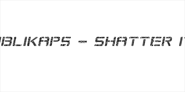 Republikaps - Shatter Italic Logo