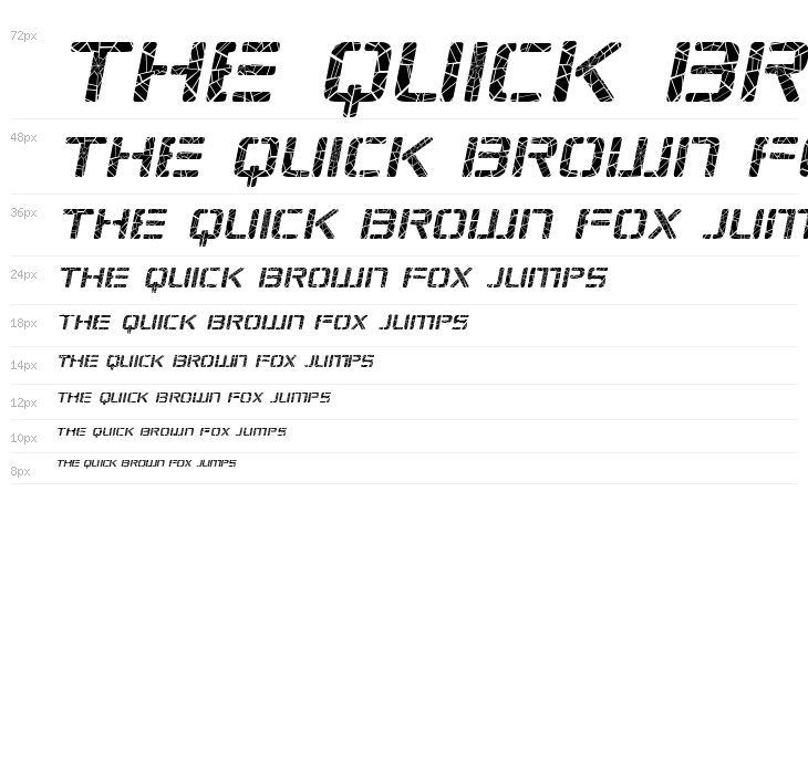 Republikaps - Shatter Italic Waterfall