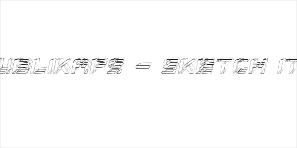 Republikaps - Sketch Italic Logo