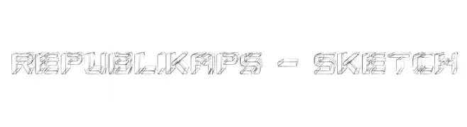 Republikaps - Sketch  Скачать бесплатные шрифты