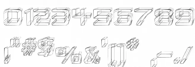 Republikaps - Sketch Font OTHER CHARS