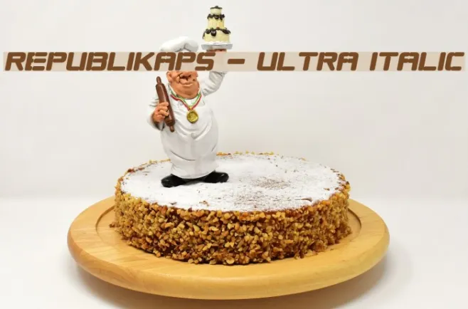 Republikaps - Ultra Italic Example 3