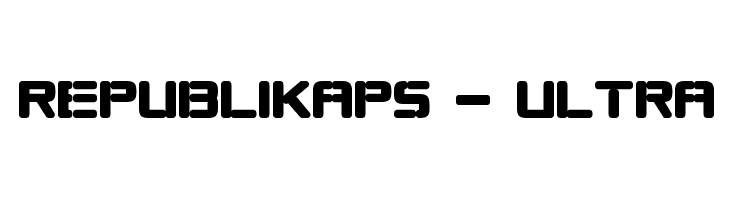 Republikaps - Ultra Font