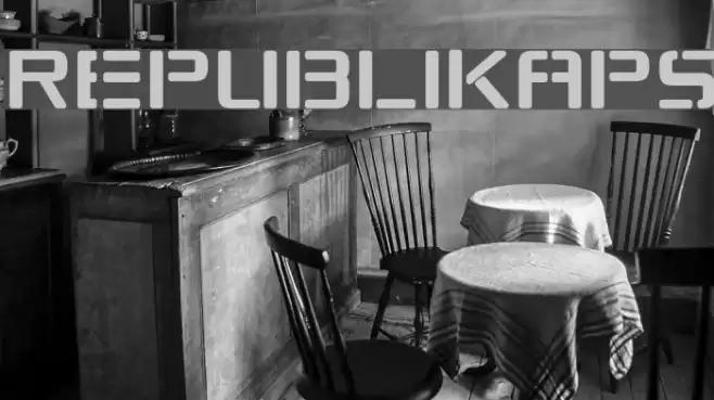 Republikaps Шрифта examples