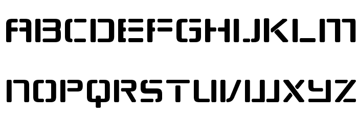 Republikaps Font LOWERCASE