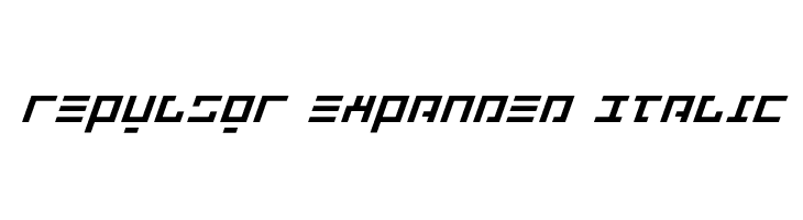 Repulsor Expanded Italic  नि: शुल्क फ़ॉन्ट्स डाउनलोड