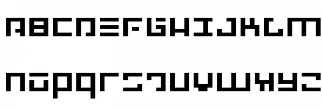 Repulsor Expanded Font Litere mari