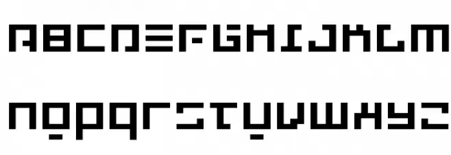 Repulsor Expanded Font Litere mici