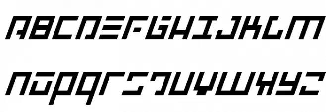 Repulsor Italic フォント 大文字