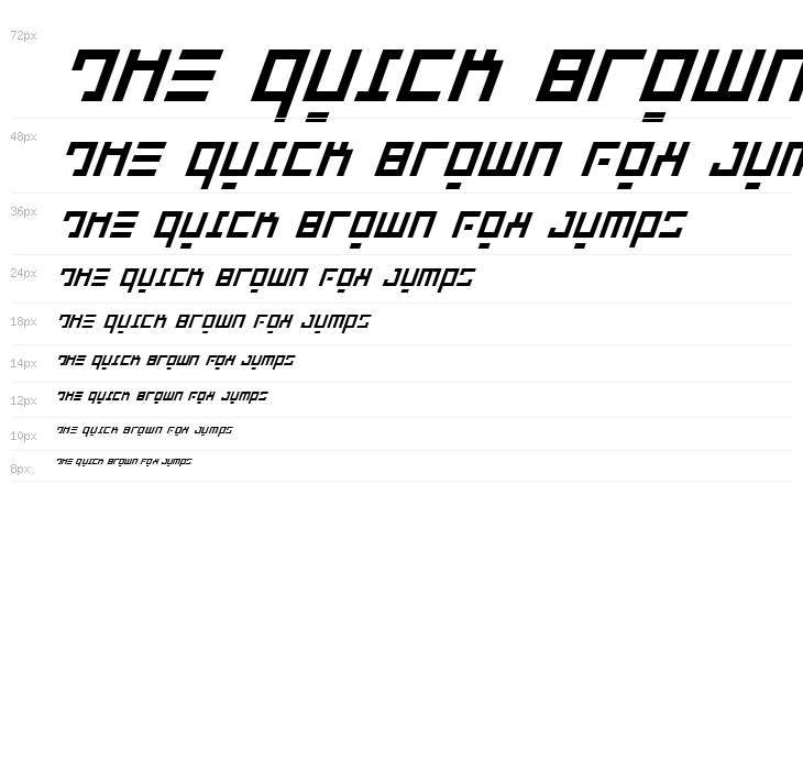 Repulsor Italic Waterfall