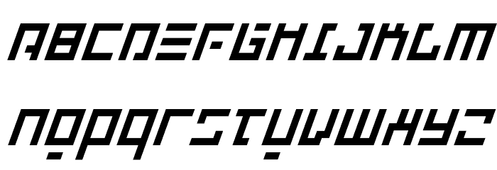 Repulsor Italic Font Litere mici