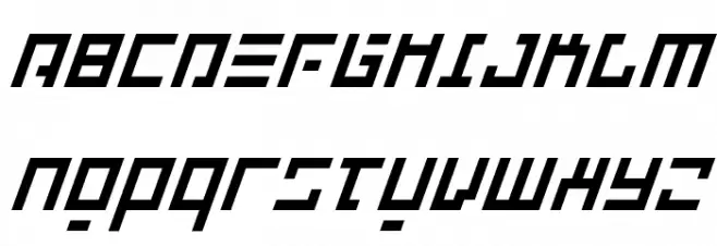 Repulsor Italic 字体 小写